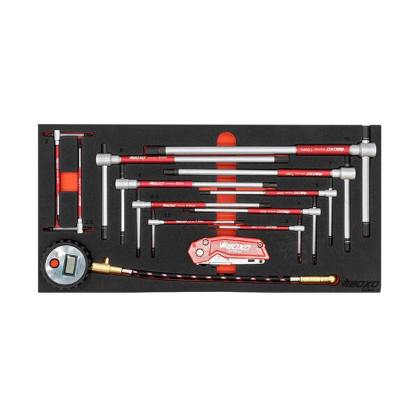 Winoro 69-Piece Metric Karting Tool Box | 3-Drawer Hand Carry Case - Image 7