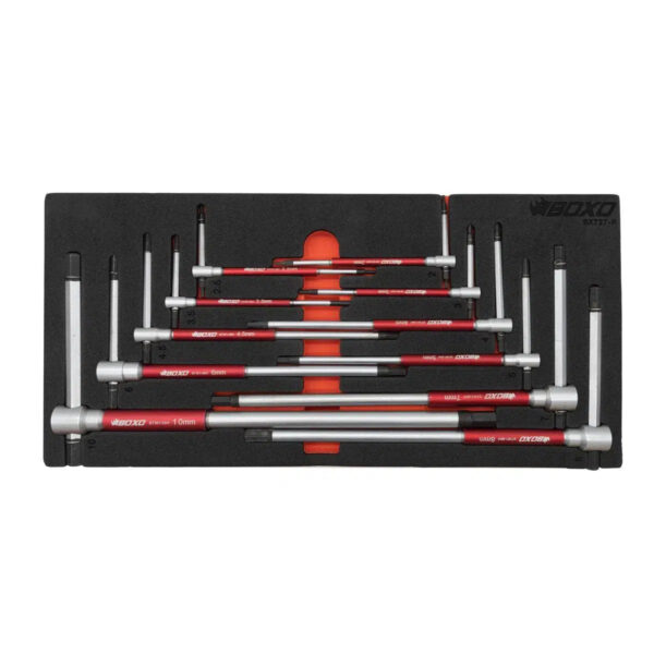 Winoro 11-Piece 3-Way Metric Socket T-Handle Wrench Set | EVA Foam Storage