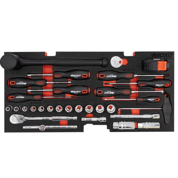 Winoro 69-Piece Metric Karting Tool Box | 3-Drawer Hand Carry Case - Image 5