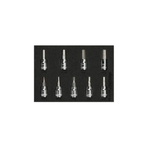 Winoro 9-Piece 3/8" Drive SAE Hex Bit Socket Set | EVA Foam Storage