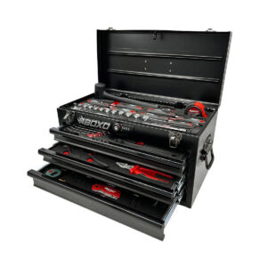 Winoro 69-Piece Metric Karting Tool Box | 3-Drawer Hand Carry Case
