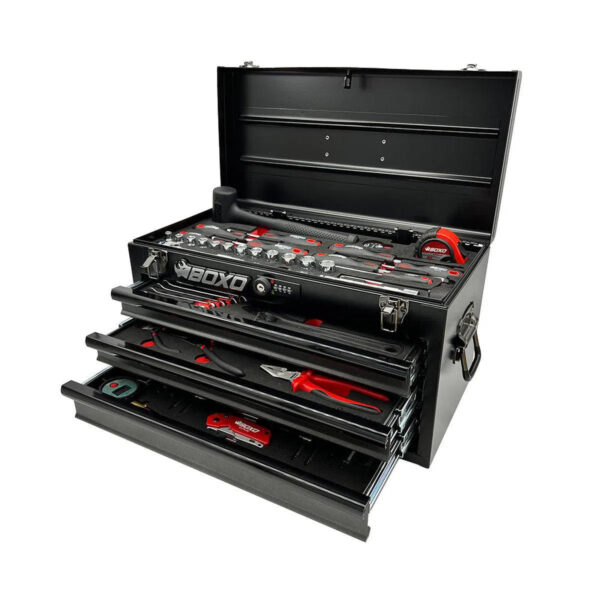 Winoro 69-Piece Metric Karting Tool Box | 3-Drawer Hand Carry Case