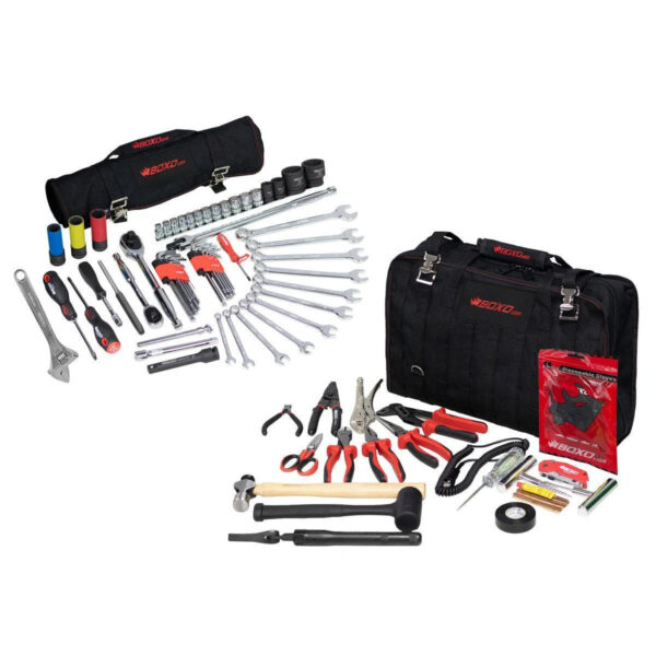 Winoro 80-Piece Off-Road Tool Bag & Tool Roll Combo