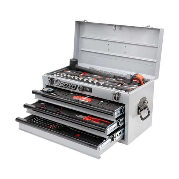 Winoro 69-Piece Metric Karting Tool Box | 3-Drawer Hand Carry Case - Image 4