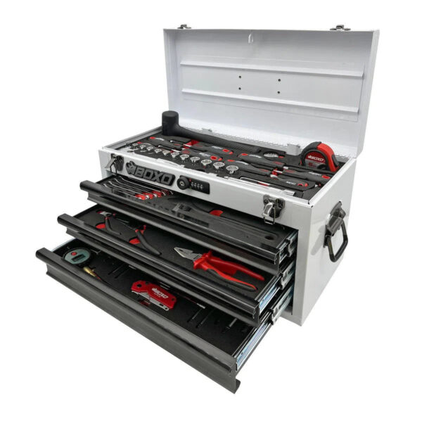 Winoro 69-Piece Metric Karting Tool Box | 3-Drawer Hand Carry Case - Image 3